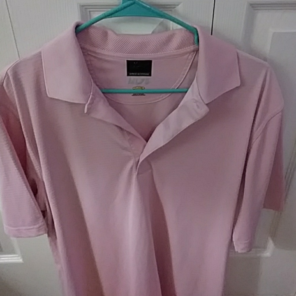 Men's Pink Golf Polo
